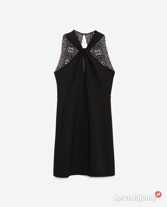 ZARA Sukienka w skejtowskim stylu z fantazyjnym mazowieckie