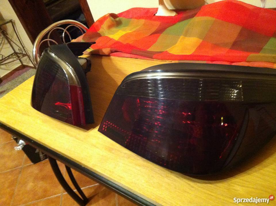 BMW E60 laserowane oryginalnelampy tylneKomplet Rok produkcji 2006 Sulmierzyce