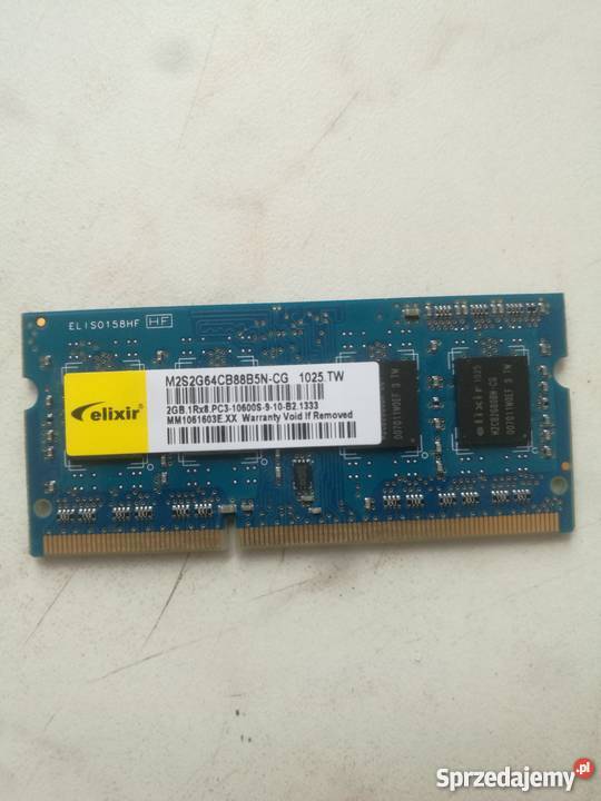 Pamiec ram ddr3 4GB samsung elixir Głubczyce