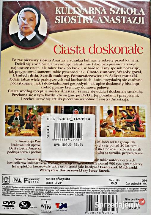 KULINARNA SZKOŁA SIOSTRY ANASTAZJI CIASTA Filmy Kalisz