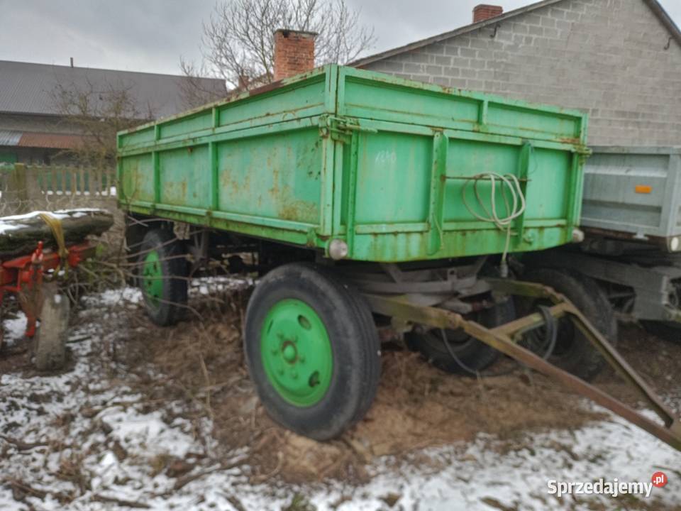 Przyczepa rolnicza przyczepa sztywna przyczepa Łysiny