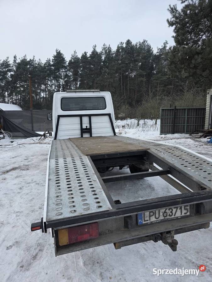 Mercedes Sprinter 312D laweta FVAT 23 swietny 490000km Józefów nad Wisłą
