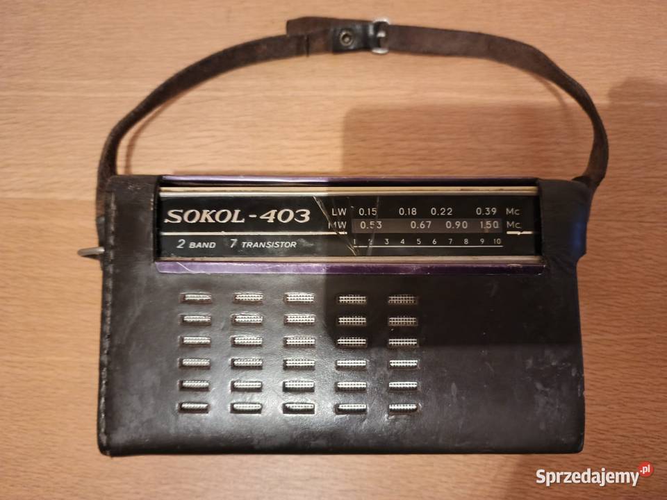 Stare radio sokół 403 Pozostałe wielkopolskie Leszno