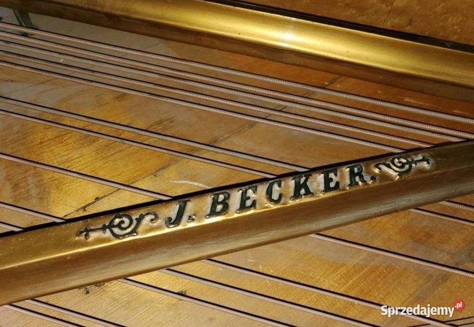 Fortepian Jacob Davidovich Becker Bekker 1904 Warszawa