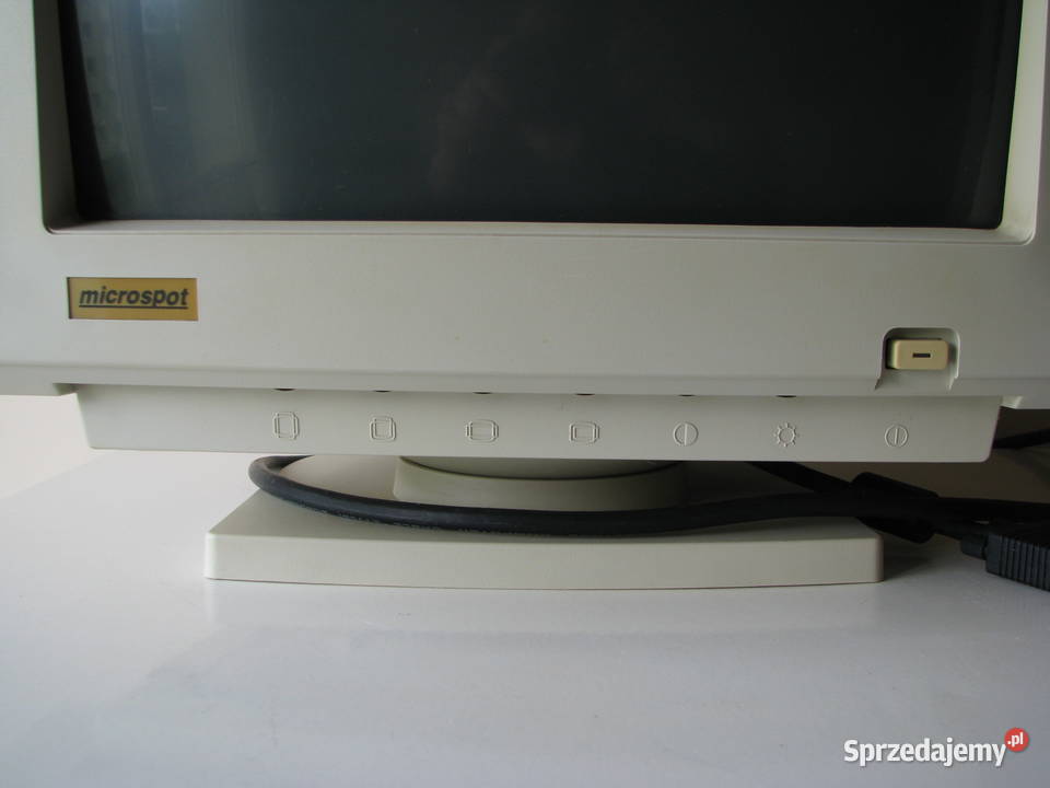 Monitor do komputera CRT Microspot 14 1995r Elektronika Krapkowice