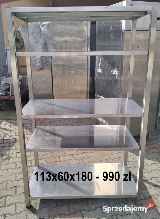 Regał gastronomiczny 4półkowy 113x60x180 Słupia Kapitulna