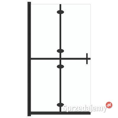 vidaXL Składana ścianka prysznicowa