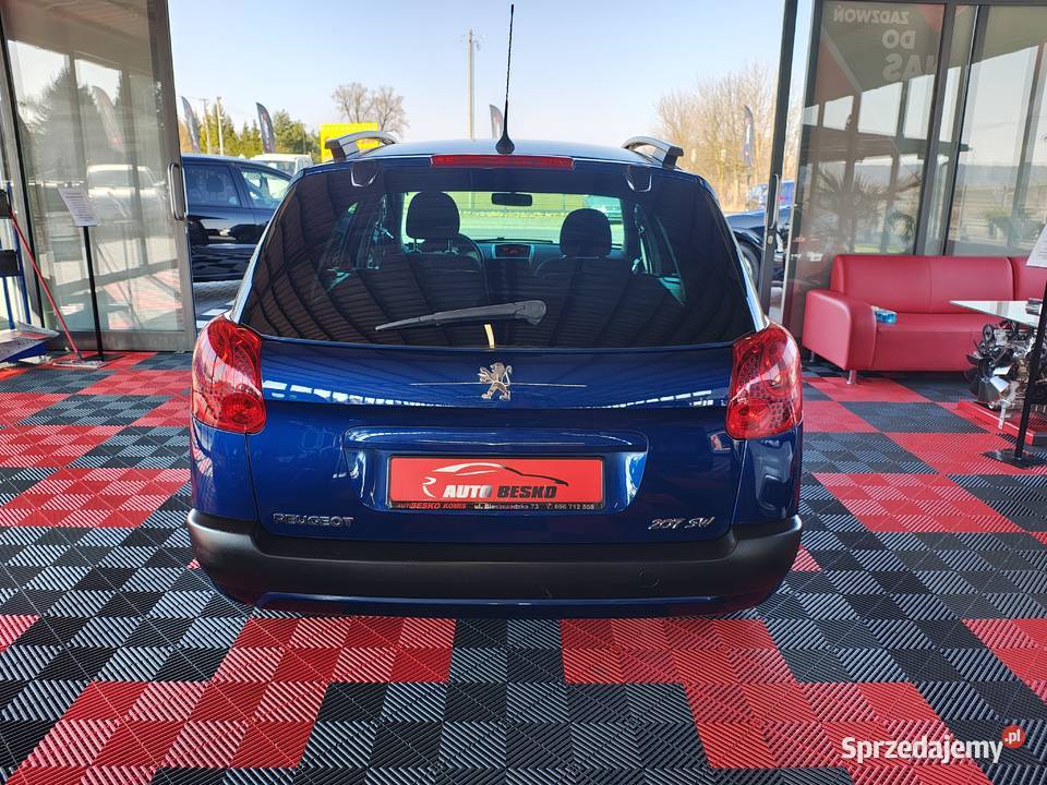 PEUGEOUT 207 SW 14Benzyna Piękny Kolor Panorama komputer pokładowy podkarpackie Zarszyn sprzedam