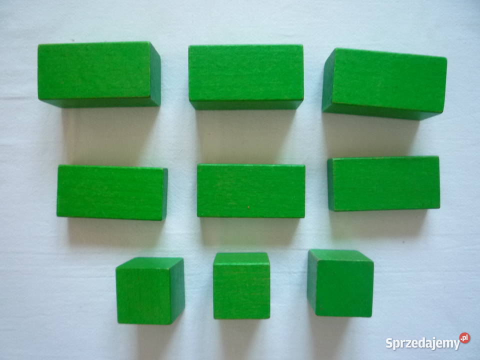 Klocki drewniane 48 sztuk zachodniopomorskie Szczecin sprzedam