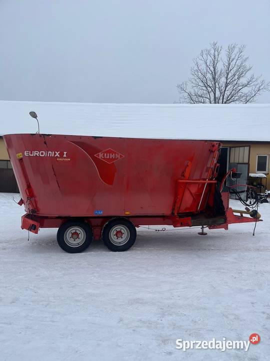 Wóz paszowy paszowóz Kuhn Euromix 1 niski 16m3 mazowieckie Myszyniec