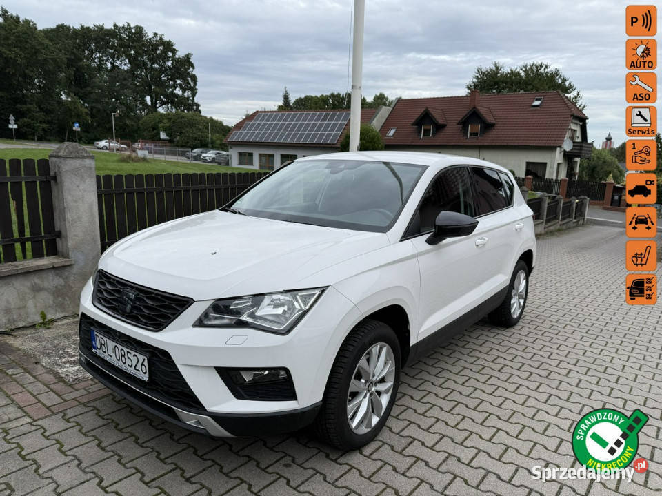 Seat Ateca 16 tdi 115 ładna świeżo światła do jazdy dziennej dolnośląskie Bolesławiec
