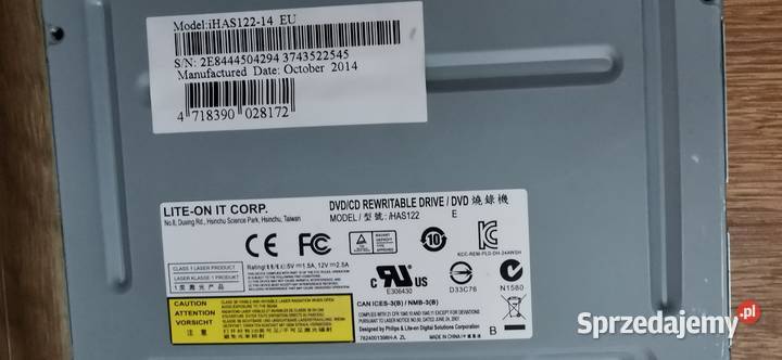 Nagrywarka DVDRW Liteon do PC i laptopa Sieradz sprzedam