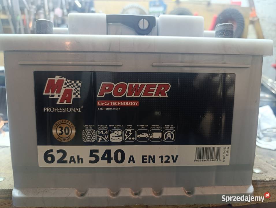 Akumulator 62Ah Motoryzacja Słupsk sprzedam