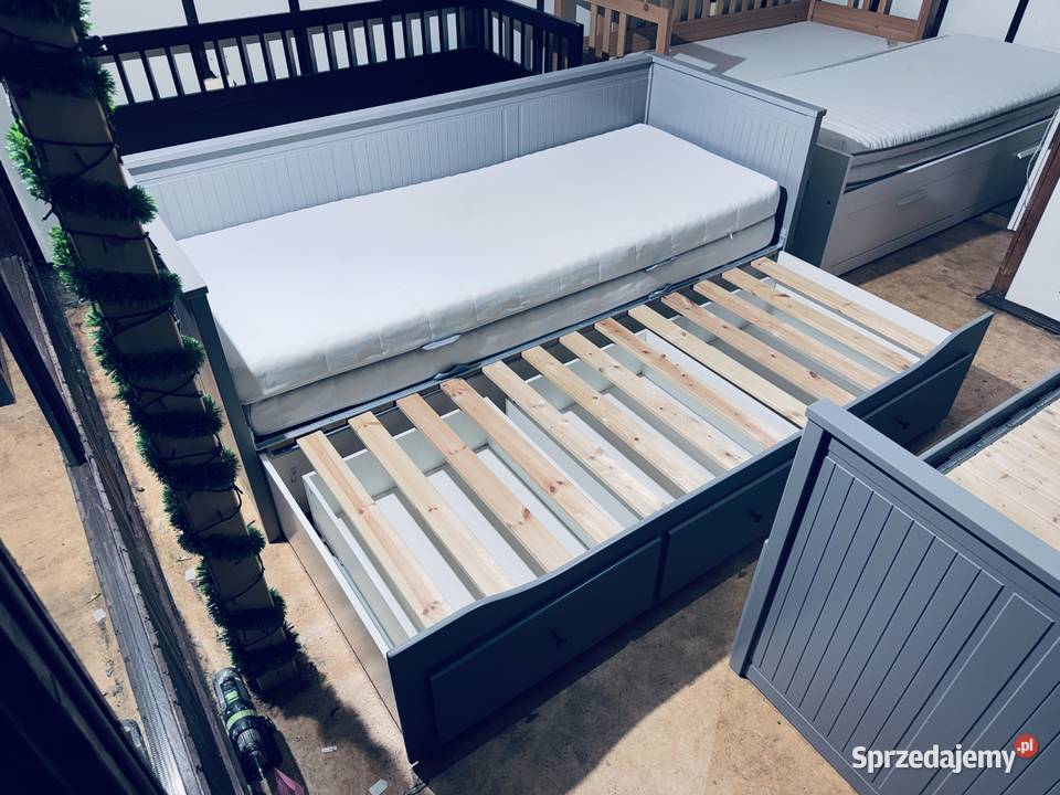 NOWE IKEA HEMNES Leżanka Łóżko z 3 szufladami 2 Rybnik