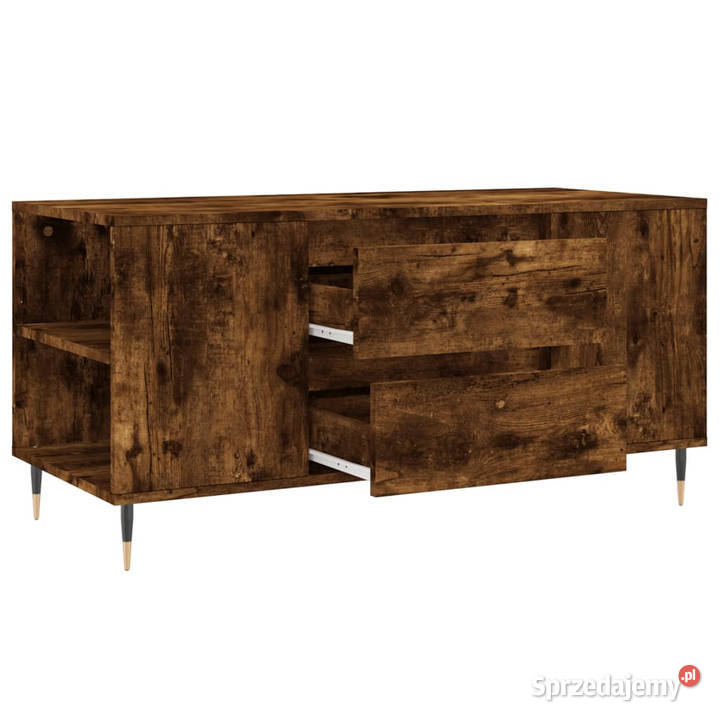 Stolik kawowy przydymiony dąb 102x445x50 Warszawa