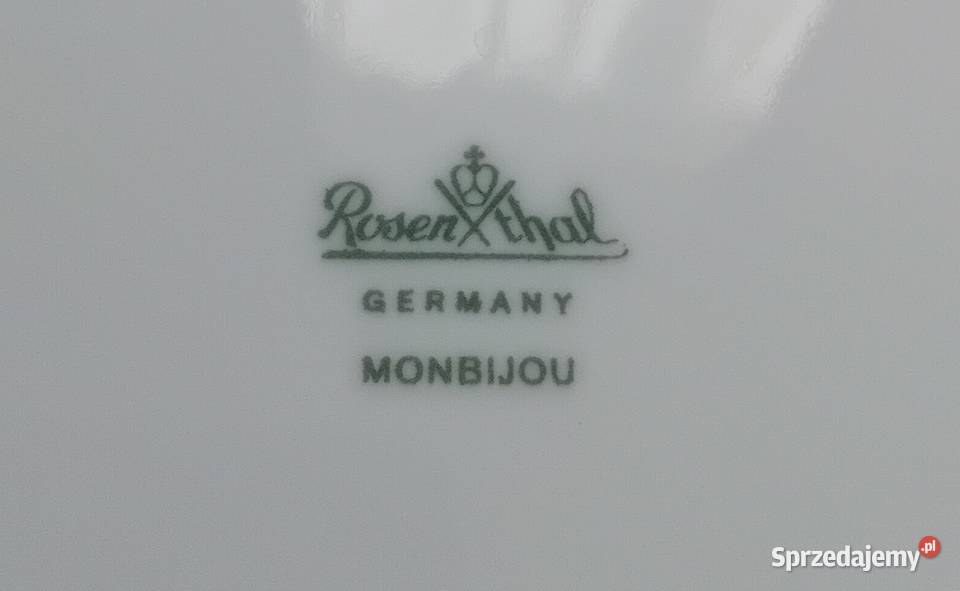 Talerz głęboki obiadowy Rosenthal Monbijou wielkopolskie