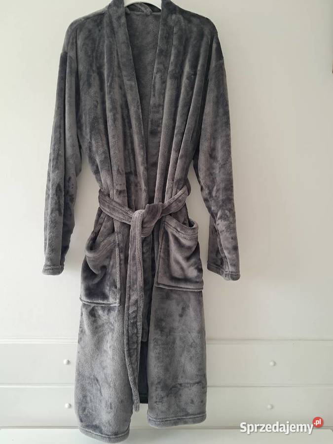 Szlafrok męski szary XL F F do sprzedania Kraków