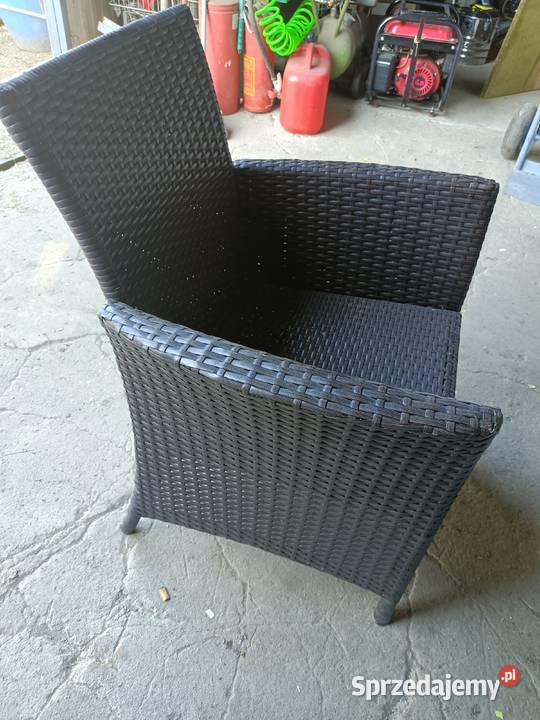 Krzesło fotel ogrodowy sztuczny rattan 4 venge