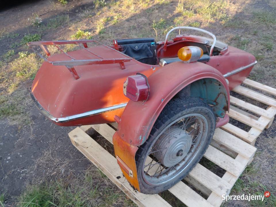 Gondola wózek boczny motocykl VMZ Sputnik IŻ Gliwice