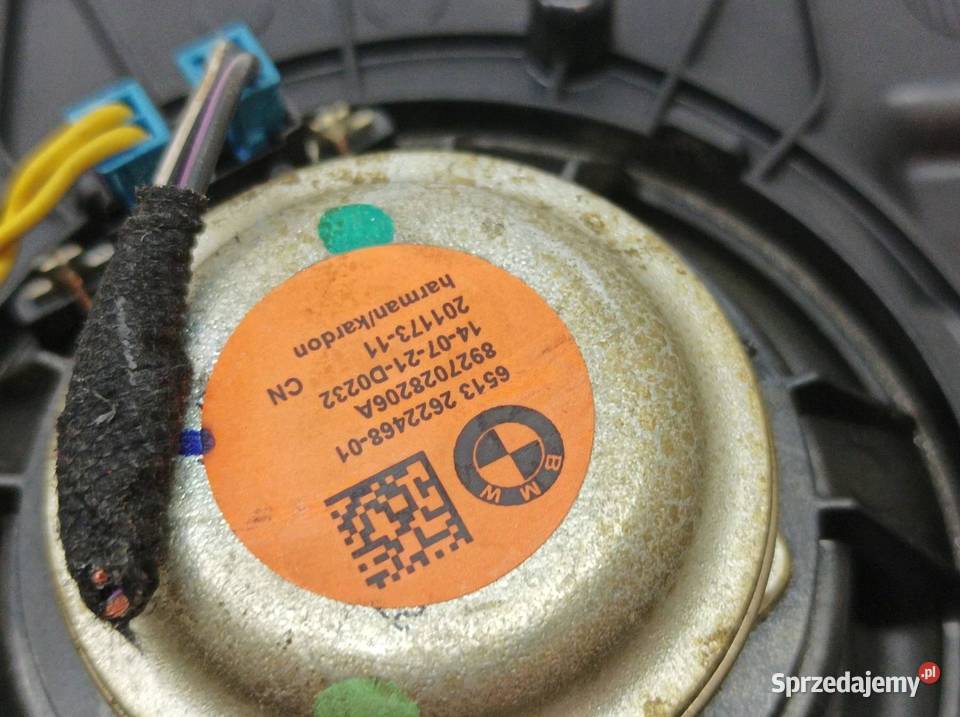 GŁOŚNIK KOMPLET HARMAN KARDON Bmw Seria 5 VII osobowe Sprzęt audio fabryczny