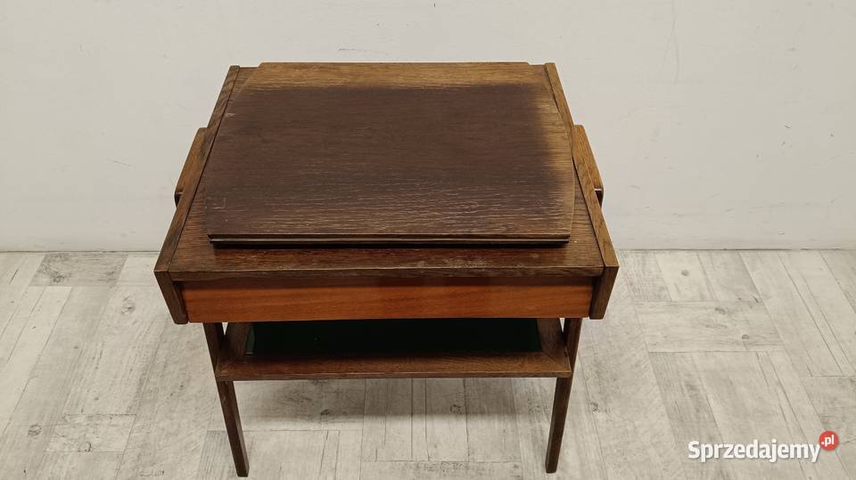 stolik szafka pod radio adapter gramofon tv PRL łódzkie Radomsko sprzedam