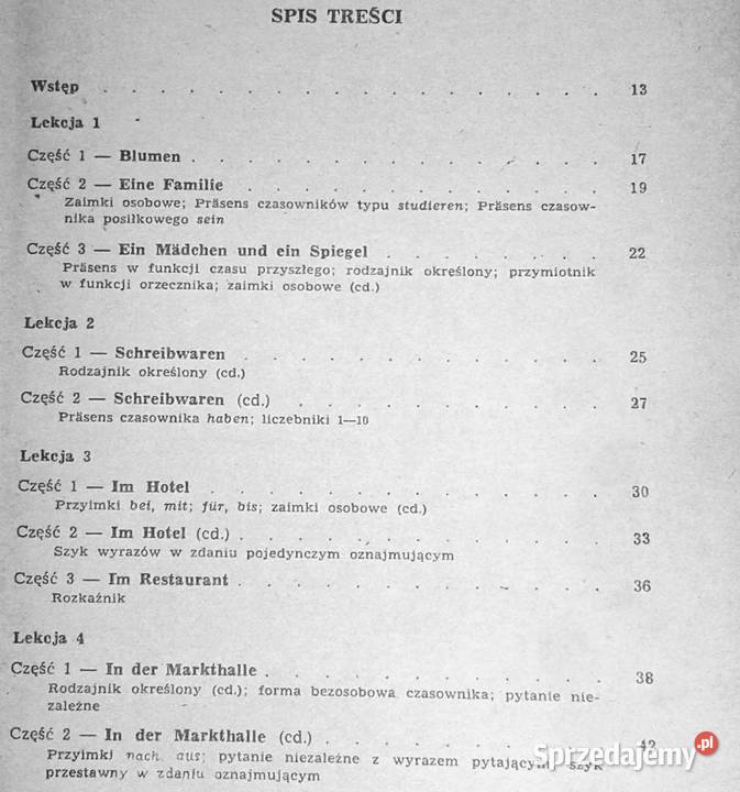 Mówimy niemiecku Kurs początkujących Czochralski Chełm sprzedam