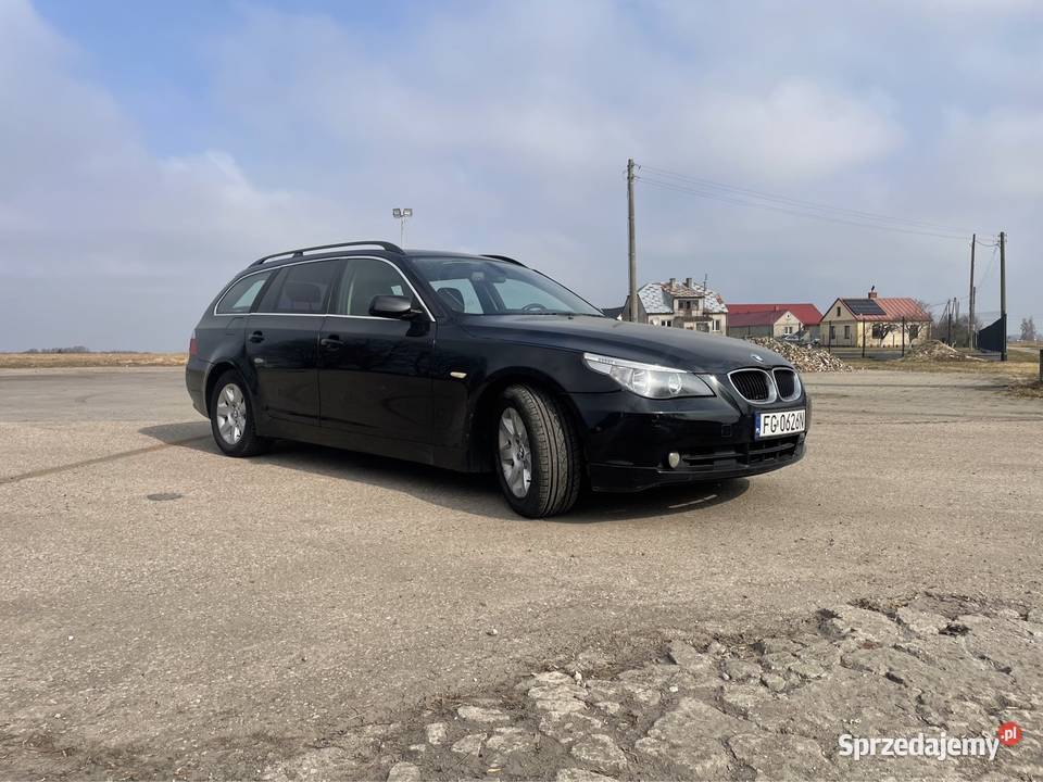 Bmw 525d Klima panorama podgrzewane fotele czarny podlaskie