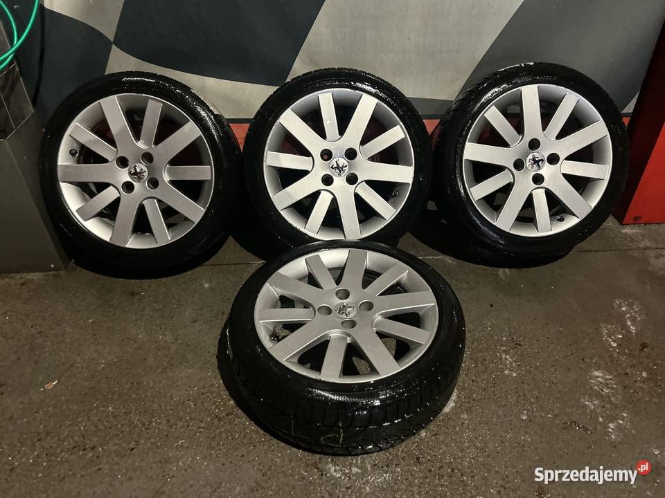 Sprzedam komplet kół felg peugeot gt 4x108 z Konin sprzedam