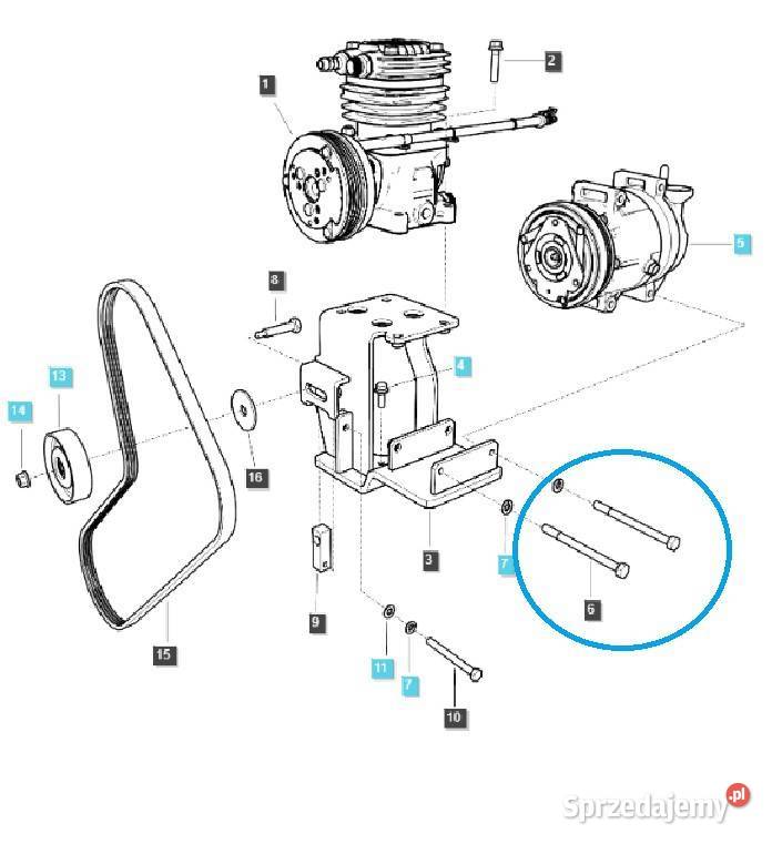Śruba sześciokątna S102081043 LS Tractor Tajęcina sprzedam
