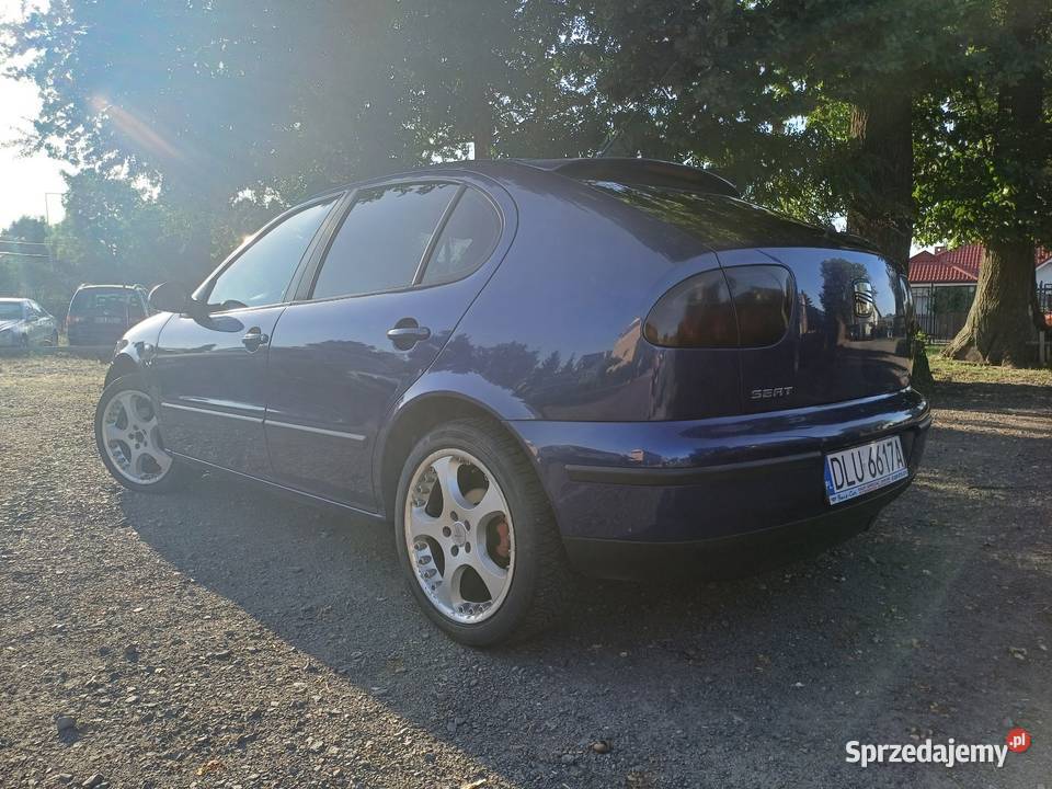 Seat Leon 19 TDI 110 2003r klimatronic tempomat lakier metallic dolnośląskie Lubin
