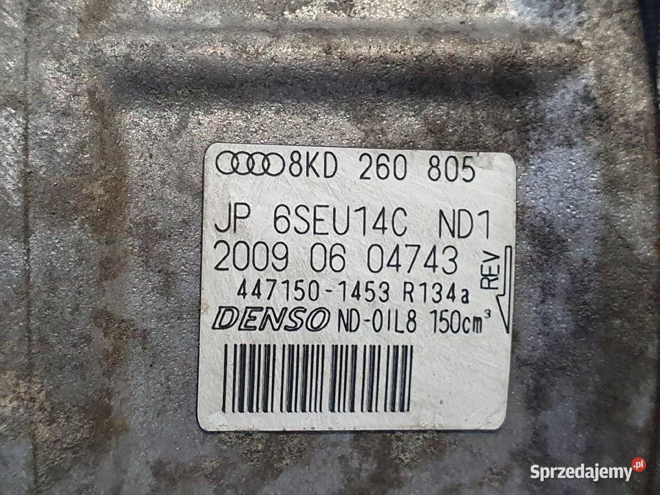 SPRĘŻARKA KLIMATYZACJI Audi A5 8T 20 TFSI lubelskie Chełm sprzedam