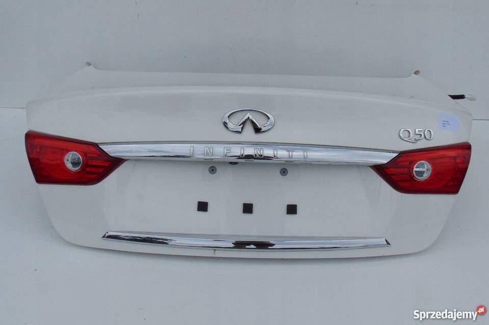LISTWA CHROM NA KLAPĘ BAGAŻNIKA INFINITI Q50 osobowe wielkopolskie Nowy Tomyśl