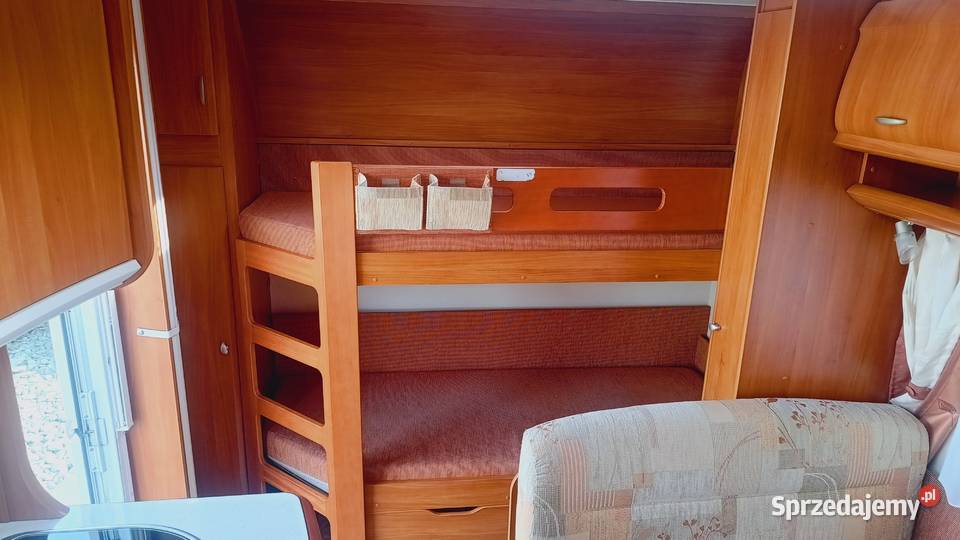przyczepa kempingowa HOBBY ŁÓŻKA PIĘTROWE Międzybrodzie Bialskie