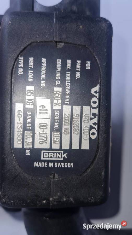 Hak końcówka haka volvo v70 2000r Kluczbork
