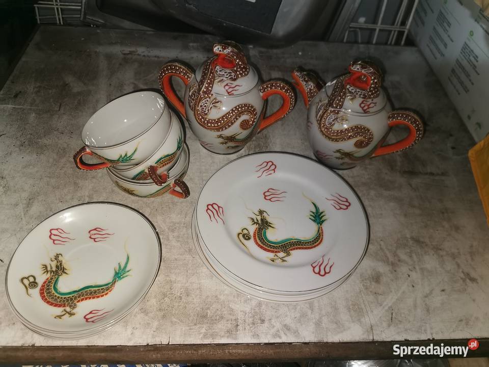 Piękny japoński zestaw do herbaty Nowy Tomyśl