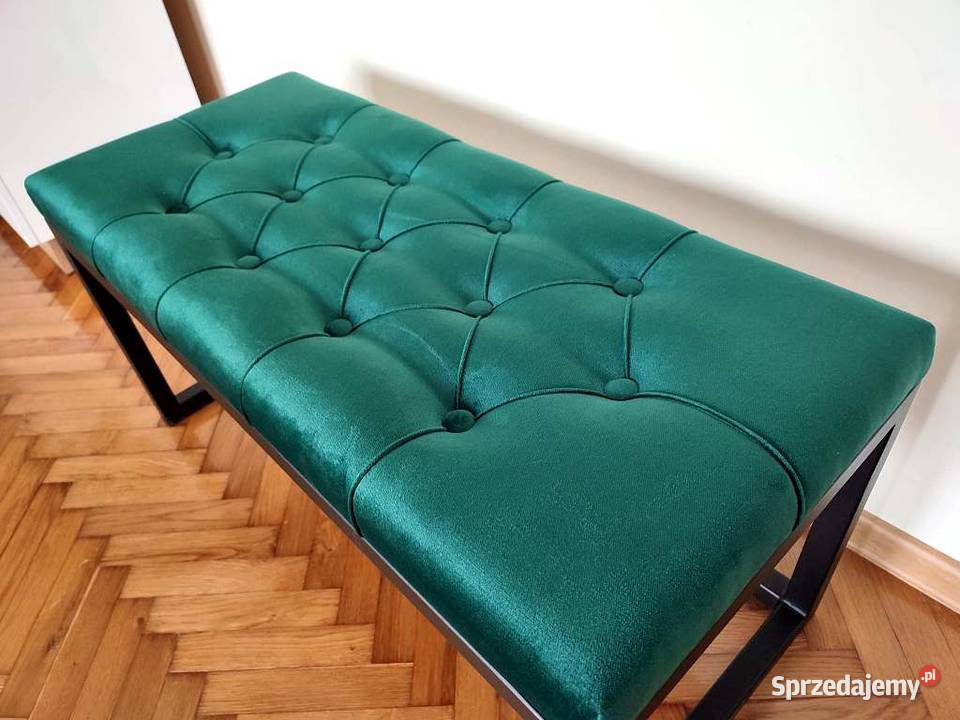 Ławeczka loft siedzisko pufa ŁAWKA stalowa Fotele i pufy Gdańsk