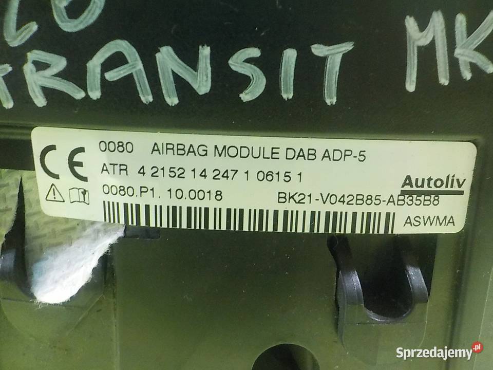 FORD TRANSIT MK8 VIII 22 TDCI 15r AIRBAG Suków