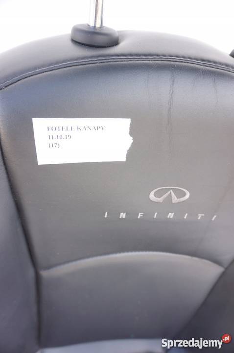 FOTEL PASAŻERA PRAWY INFINITI FX35 FX45 0305 wielkopolskie Nowy Tomyśl sprzedam