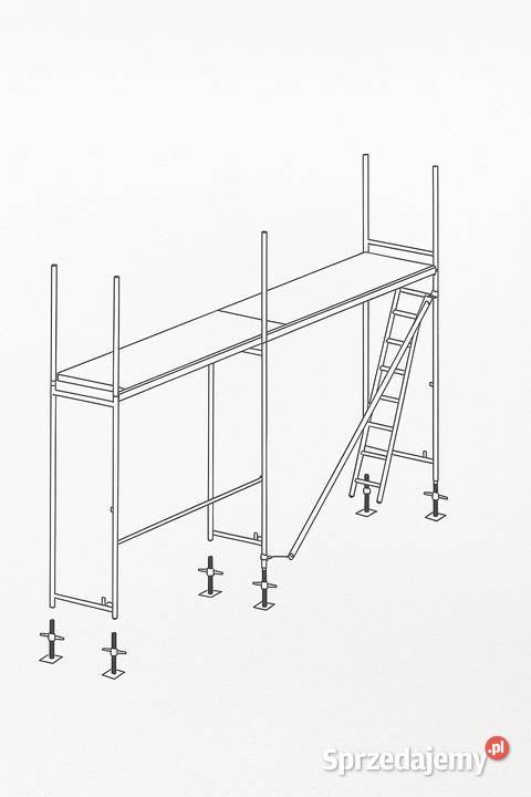 Rusztowanie Plettac pletak 400 m2 dolnośląskie Oleśnica