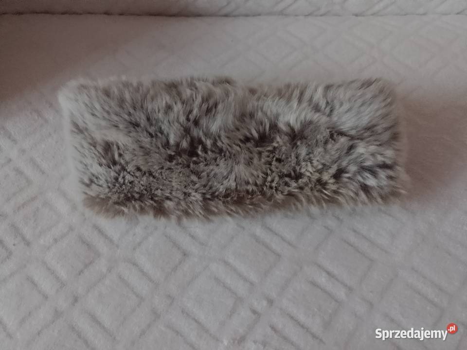 Futrzana opaska zimowa z Londynu Dla kobiet