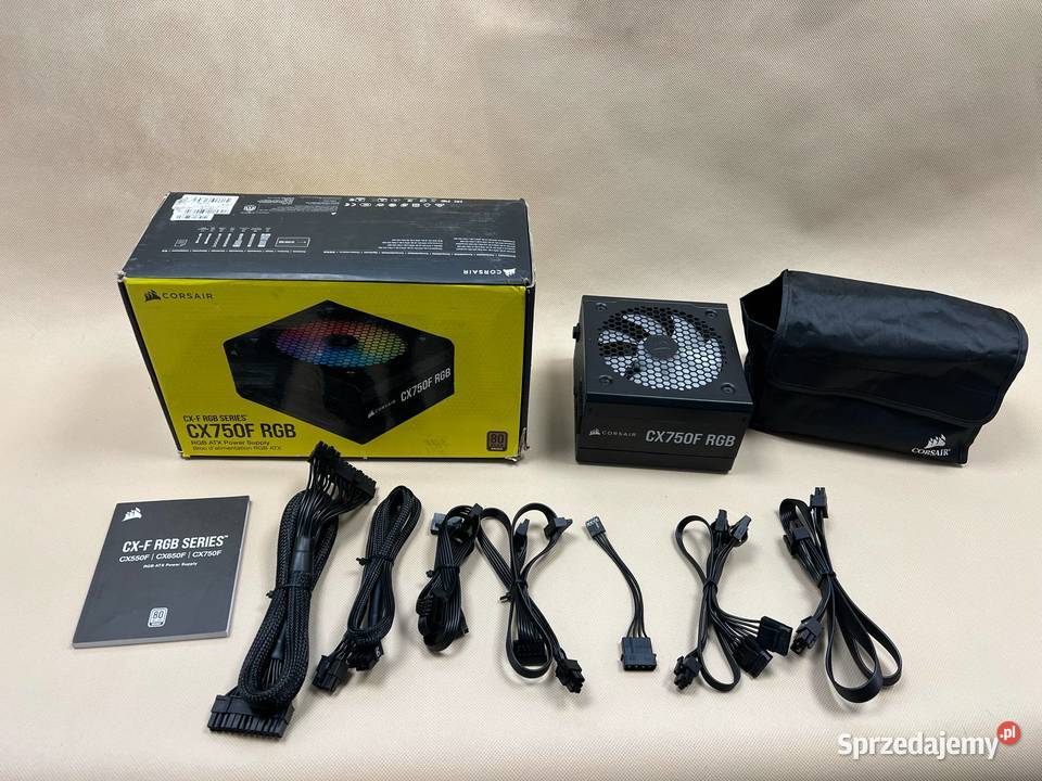 Zasilacz Corsair CX750F RGB 750W Gwarancja Pozostałe Gliwice