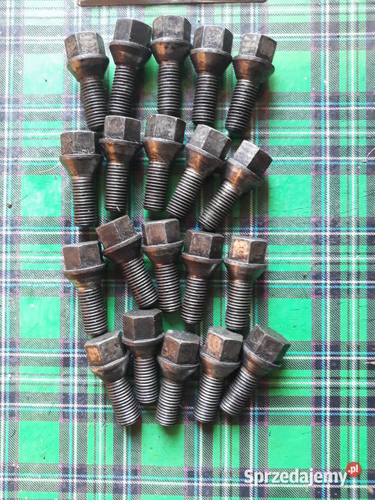 20 x ŚRUBY SZPILKI M12x15 x 26 mm do felg ALU Części Nysa sprzedam