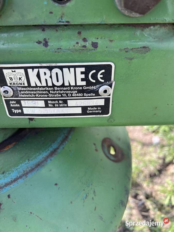 Części do przewracarki Krone KW 550kw 770 Suwałki