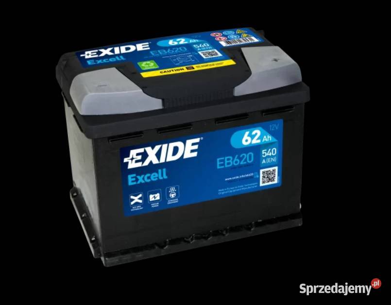 Akumulator Exide Excell 62Ah 540A EN PRAWY PLUS Siedlce sprzedam