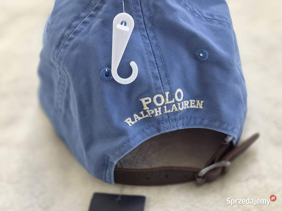 Nowa niebieska czapka z daszkiem Ralph Lauren z Bibice