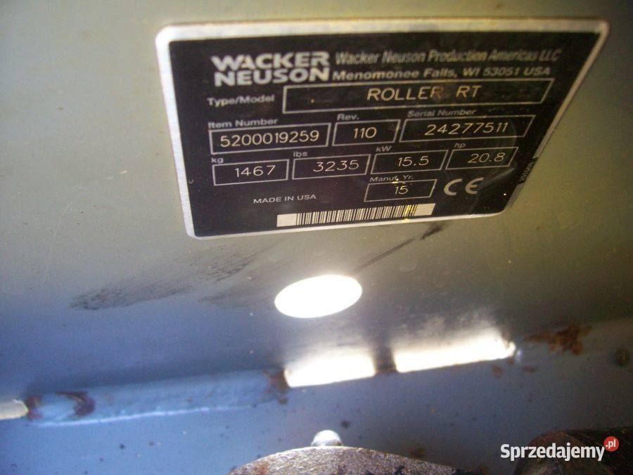 4 WACKER NEUSON RTSC3 2015R Żywiec