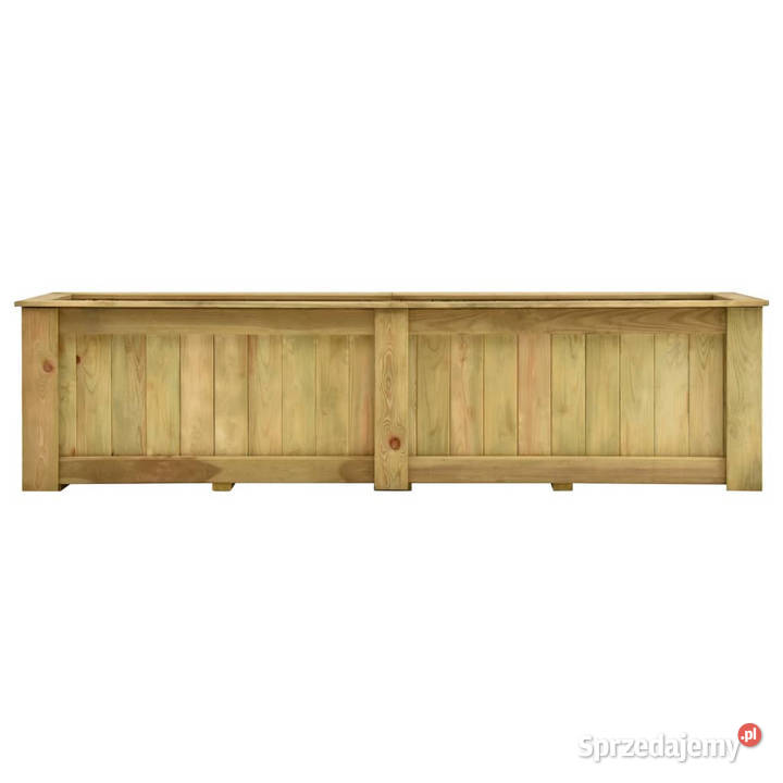 Podniesiona donica 196x50x50 impregnowane drewno Warszawa sprzedam