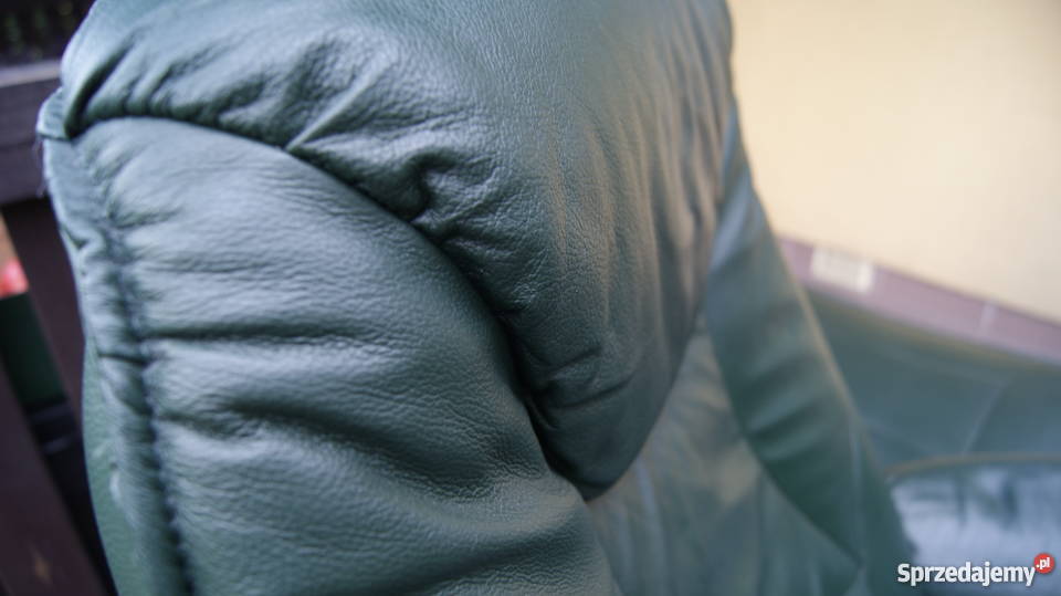 Fotel obrotowy skórzany duński DESIGN Dobroszyce sprzedam