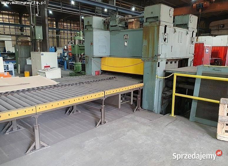Prostowarka do blachy UBR 18x2000 Jelenia Góra
