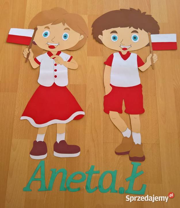 Dekoracje na Święto 3 Maja z brystolu Ryki